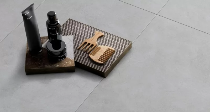 K947892R0001VTET MicroCement Vitra 
 серый светлый — интерьер